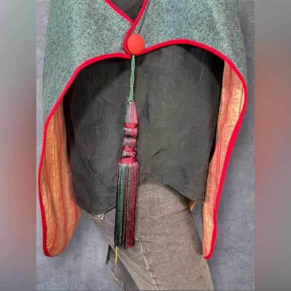 Vintage Boho Japanese-Inspired Patchwork Vest - Picture 8 of 11